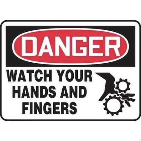Accuform OSHA DANGER SAFETY SIGN WATCH YOUR MEQM092XT MEQM092XT